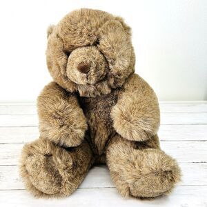 VTG Westcliff Collection Brown Teddy Bear Plush 12" Korea Stuffed Animal Toy EUC